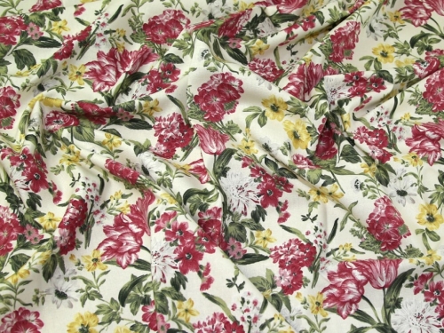 Deadstock Cotton Canvas Fabric Cream