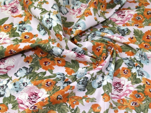 Deadstock Cotton Canvas Fabric Pink