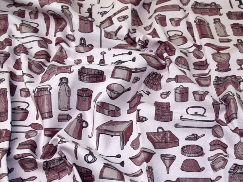Deadstock Cotton Canvas Fabric Dusky Pink