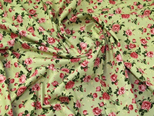 Deadstock Cotton Canvas Fabric Green