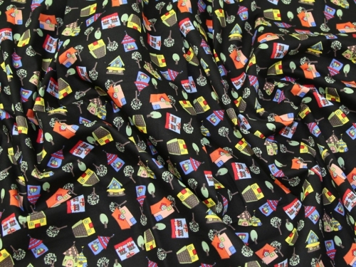 Deadstock 100% Cotton Poplin Fabric Black