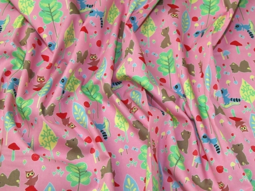 Deadstock 100% Cotton Poplin Fabric Pink