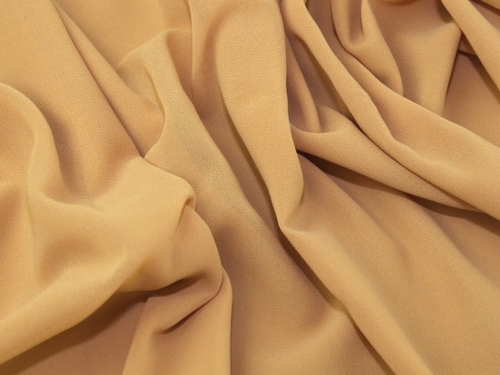 Deadstock Synergy Light Georgette Fabric Gold