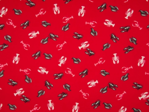 Deadstock Bubble Crepe Fabric Red