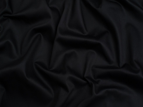 Minerva Core Range Polyester Cotton Drill Fabric Black