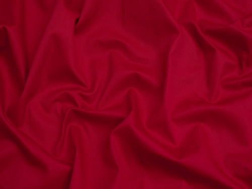 Minerva Core Range Polyester Cotton Drill Fabric Red