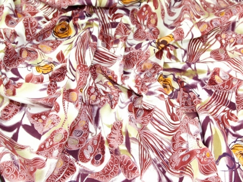 100% Cotton Fabric Rust