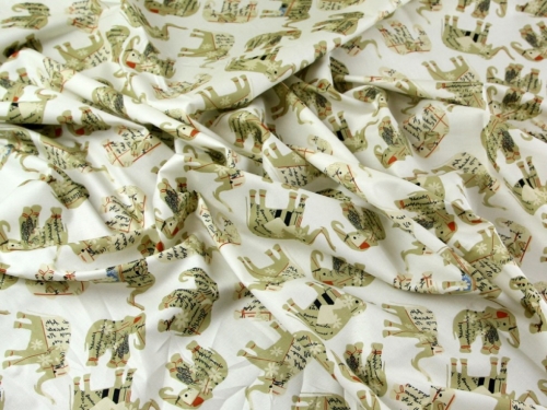 100% Cotton Poplin Fabric Cream