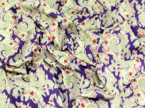 Cotton Lawn Fabric Purple