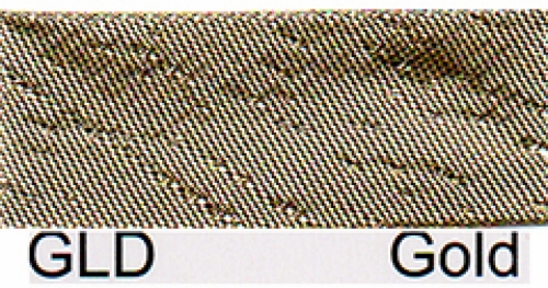 Essential Trimmings Metallic Bias Binding Tape Gold