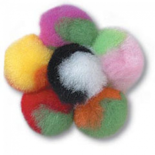 Trimits Pom Poms Assorted Twin-Colour