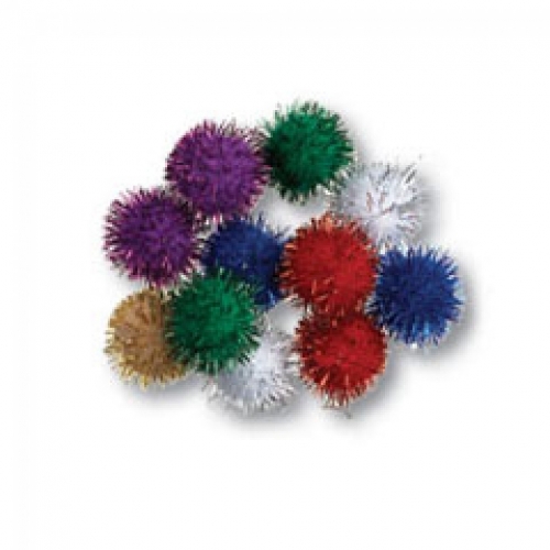 Trimits Pom Poms Metallic Assorted