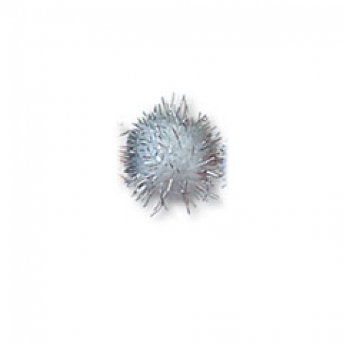 Trimits Pom Poms Metallic Silver