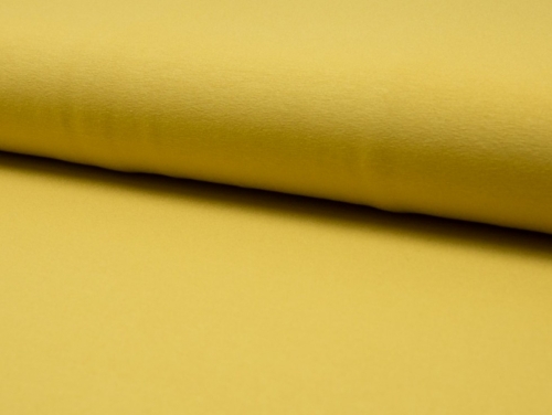 Deadstock Luxury Viscose Jersey Stretch Knit Fabric Mustard