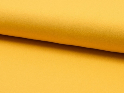 Deadstock Luxury Viscose Jersey Stretch Knit Fabric Yellow