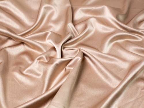 Minerva Core Range Prada Stretch Woven Satin Crepe Fabric Beige