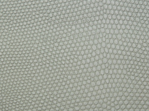 Stof France Cobra Faux Leather Fabric Grey