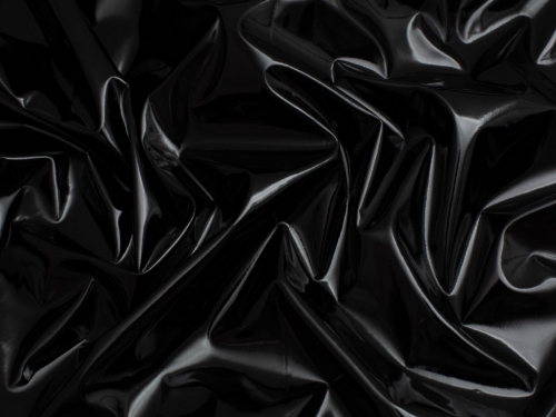 Minerva Core Range Glossy PVC Vinyl Fabric Black