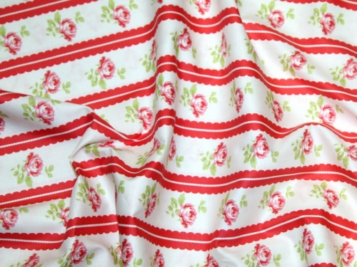 Free Spirit 100% Cotton Poplin Fabric Red