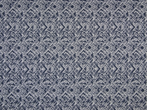 Deadstock Stretch Woven Viscose Bengaline Fabric Navy Blue