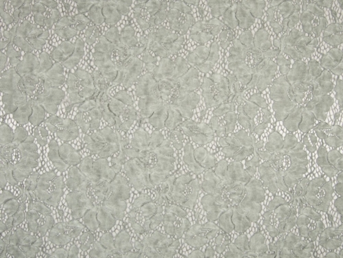 Deadstock Stonewashed Lace Fabric Grey