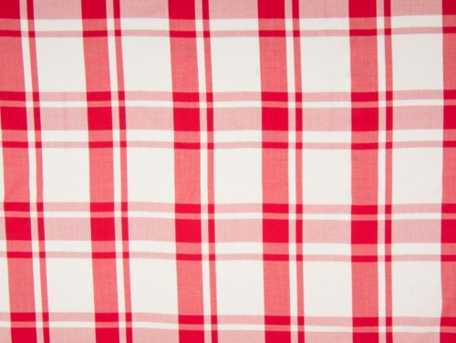 Deadstock Viscose Challis Fabric Red