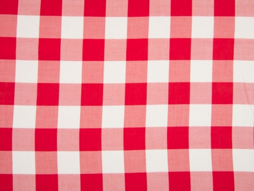 Deadstock Viscose Challis Fabric Red
