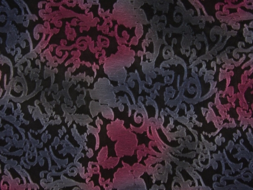 Deadstock Jacquard Mesh Fabric Fuchsia