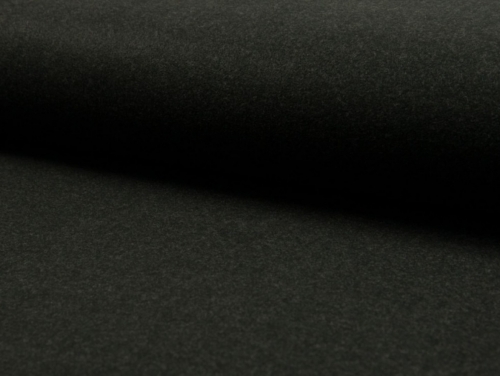 Deadstock Roberto Wool Blend Coating Fabric Charcoal