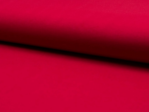 Deadstock Heavy Stretch Woven Viscose Bengaline Fabric Red