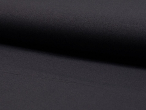 Deadstock Heavy Stretch Woven Viscose Bengaline Fabric Dark Grey