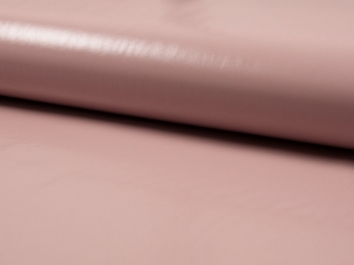 Deadstock Patent Faux Leather Fabric Rose Pink