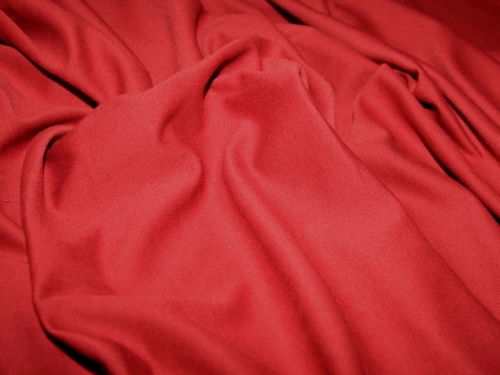 Deadstock Soft Ponte Roma Double Stretch Knit Fabric Claret