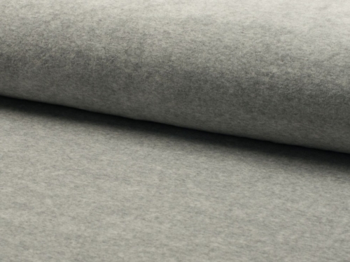 Deadstock Nicky Velour Stretch Knit Fabric Grey