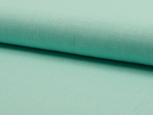 Deadstock 100% Linen Fabric Light Mint Green