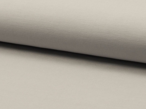 Deadstock Stretch Woven Viscose Bengaline Fabric Light Silver