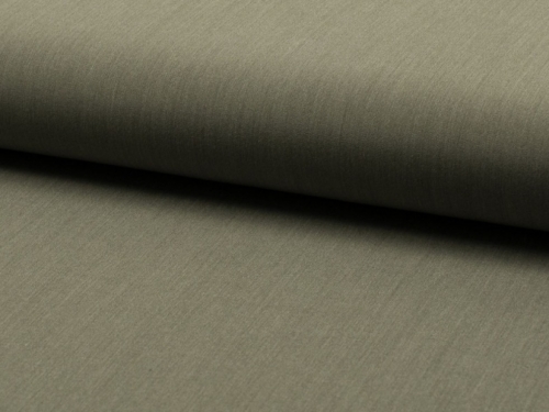 Deadstock Waterfall Twill Stretch Woven Suiting Fabric Olive Green