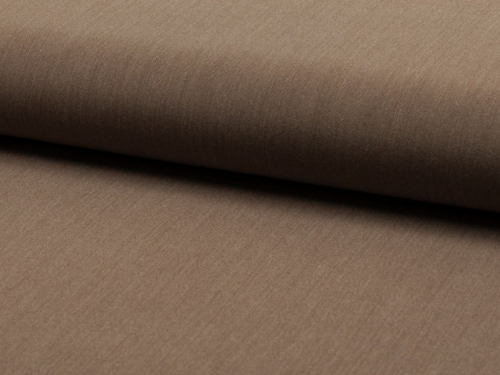 Deadstock Waterfall Twill Stretch Woven Suiting Fabric Brown