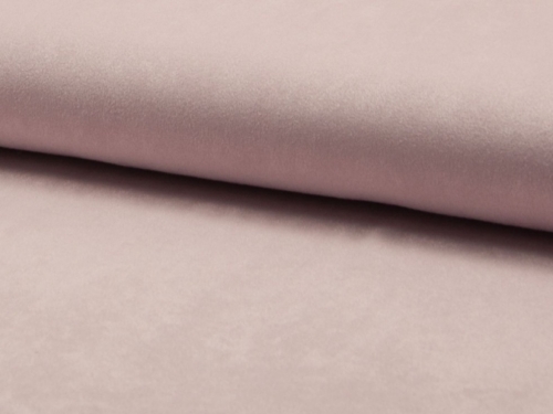 Deadstock Faux Suede Stretch Knit Fabric Rose Pink