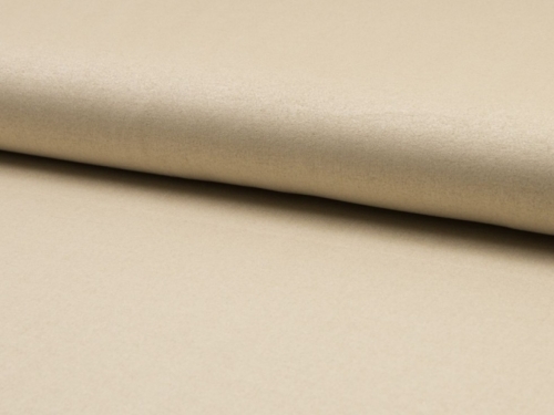Deadstock Faux Suede Stretch Knit Fabric Sand