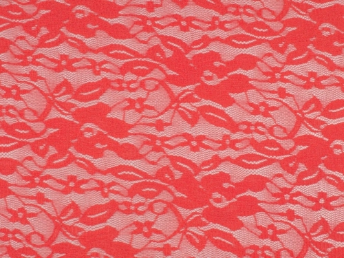 Deadstock Fiona Lace Fabric Coral