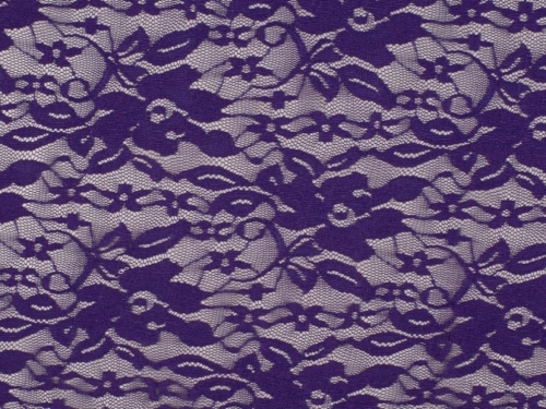 Deadstock Fiona Lace Fabric Purple