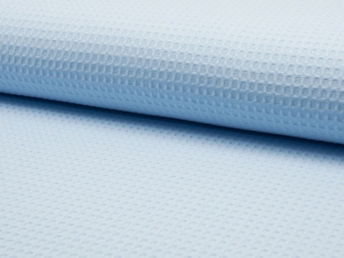 Deadstock Cotton Waffle Fabric Blue