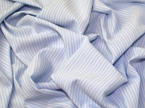 Lady McElroy Polyester Suiting Fabric Sky Blue