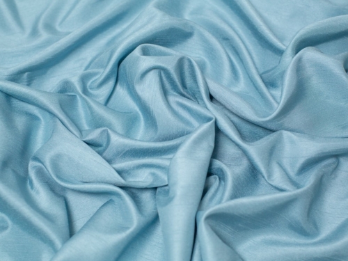 Satin Back Dupion Fabric Duck Egg