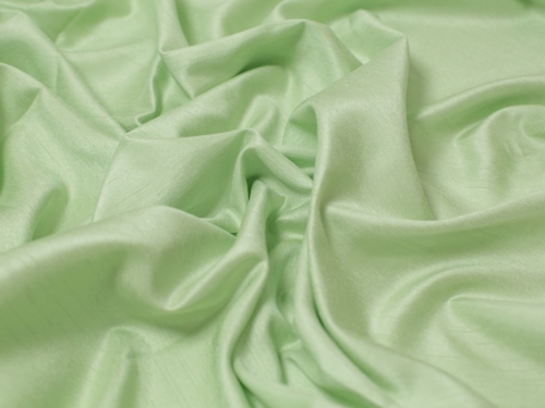 Satin Back Dupion Fabric Mint Green