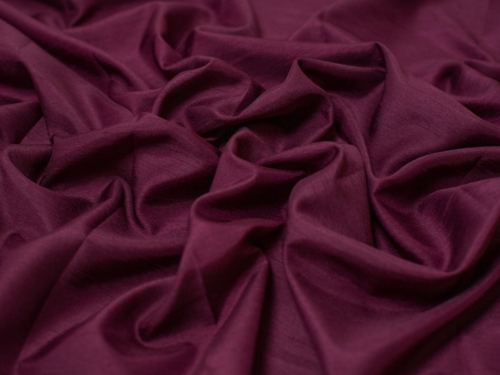 Satin Back Dupion Fabric Prune
