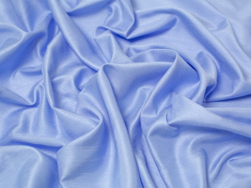 Satin Back Dupion Fabric Sky Blue