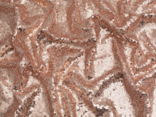 Minerva Core Range Sequin Mesh Fabric Beige