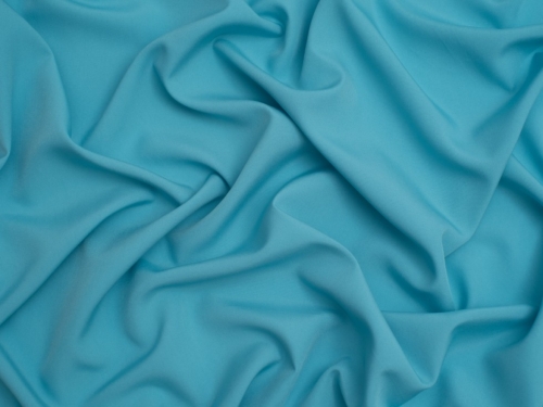 Minerva Core Range Soft Touch Crepe Fabric Turquoise